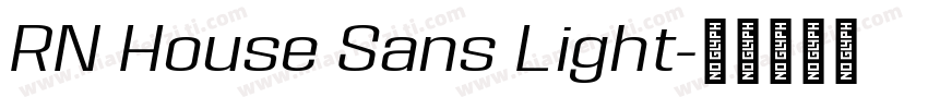 RN House Sans Light字体转换